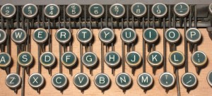 typewriter keys